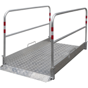 Aluminium | trench bridge | Width: 1.00 m | Length: approx 2.30 m